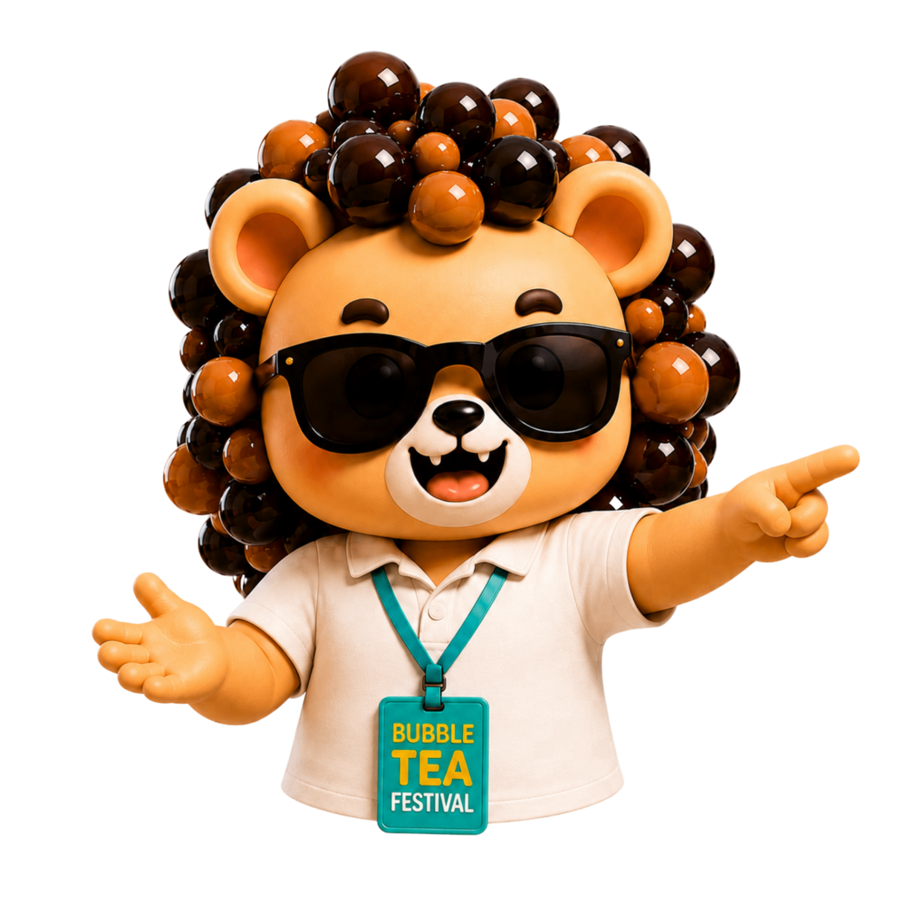 Maestro the Boba Lion — Pointing the Way