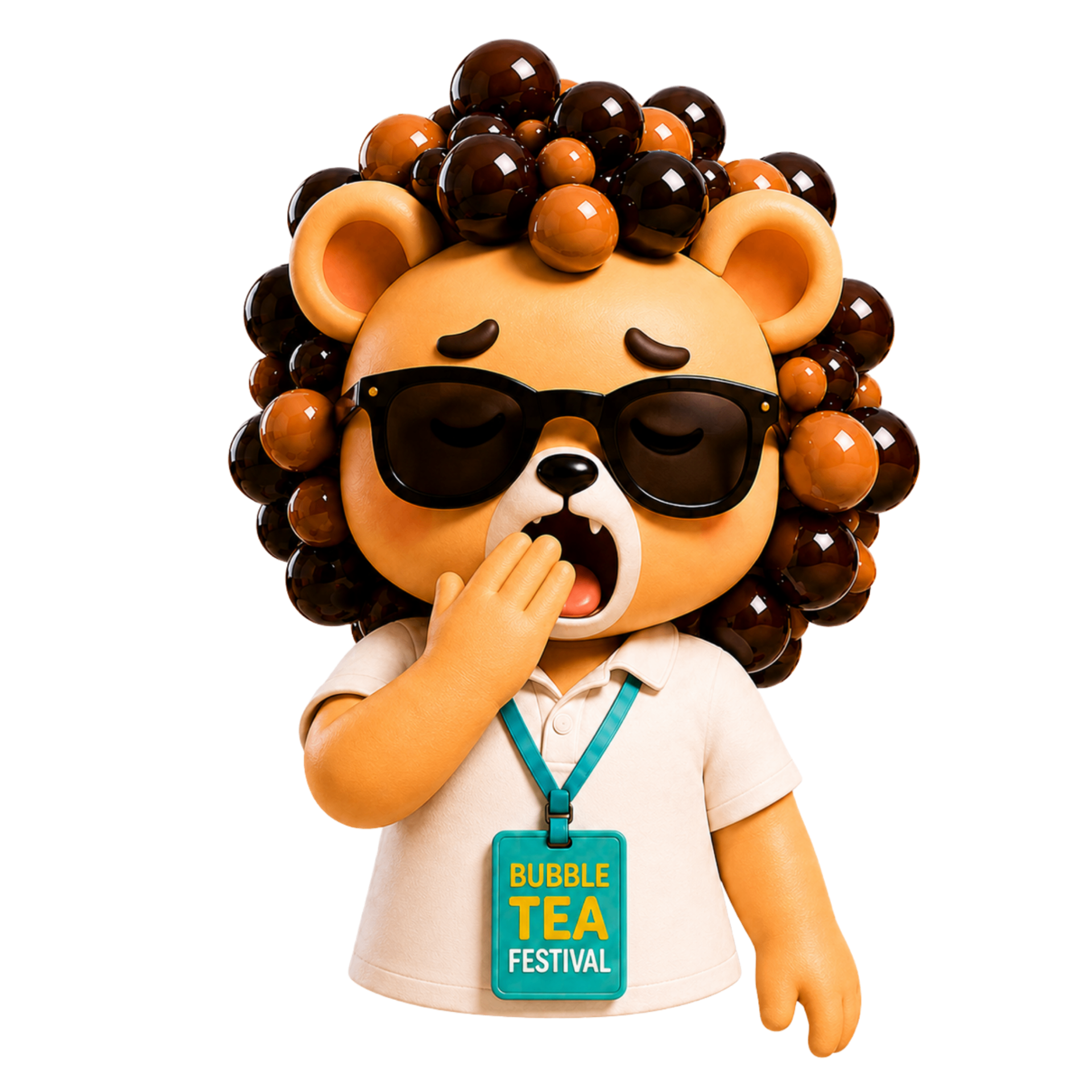 Maestro the Boba Lion — Tired Yawn
