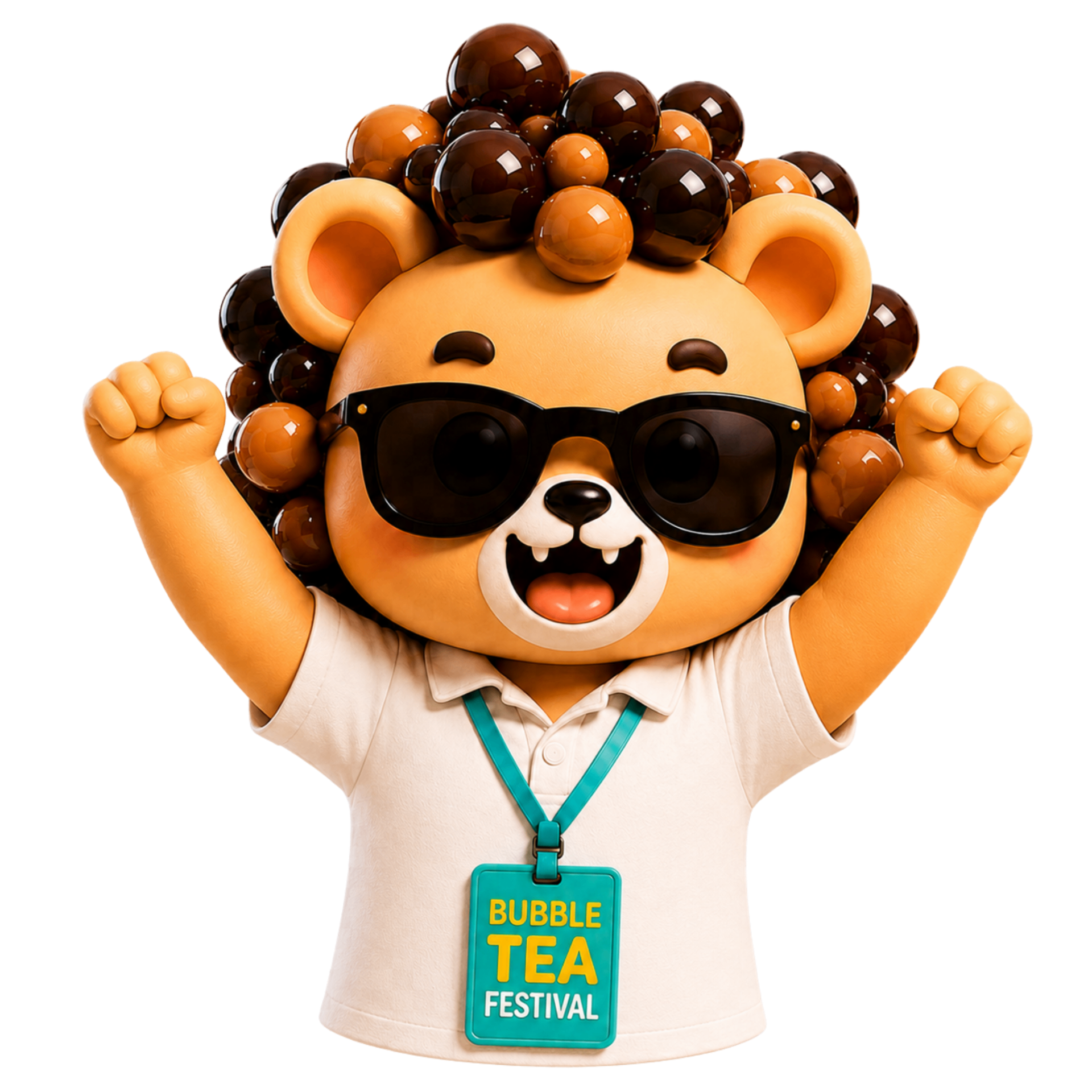 Maestro the Boba Lion — Excited Celebration